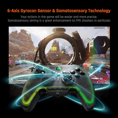 Original BIGBIG WON Rainbow 2 Pro Elite Game Controller Wireless Bluetooth Gamepad FPS Handle Joystick For PC/Switch/ANDROID/IOS