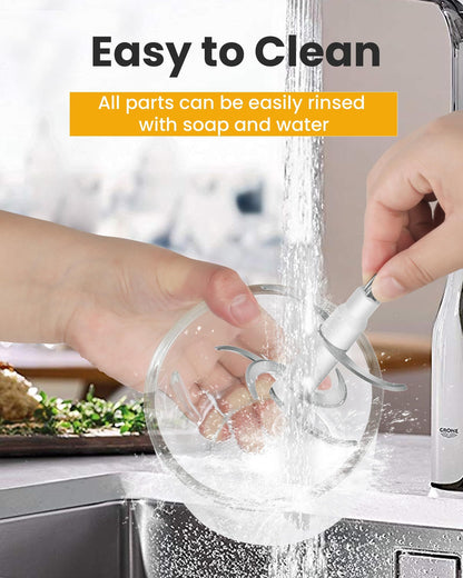 Moedor de Carne Elétrico Wancle Picador de Cozinha Lâmina de Aço Inoxidável Triturador de Alho para Vegetais Processador de Alimentos Doméstico Liquidificador
