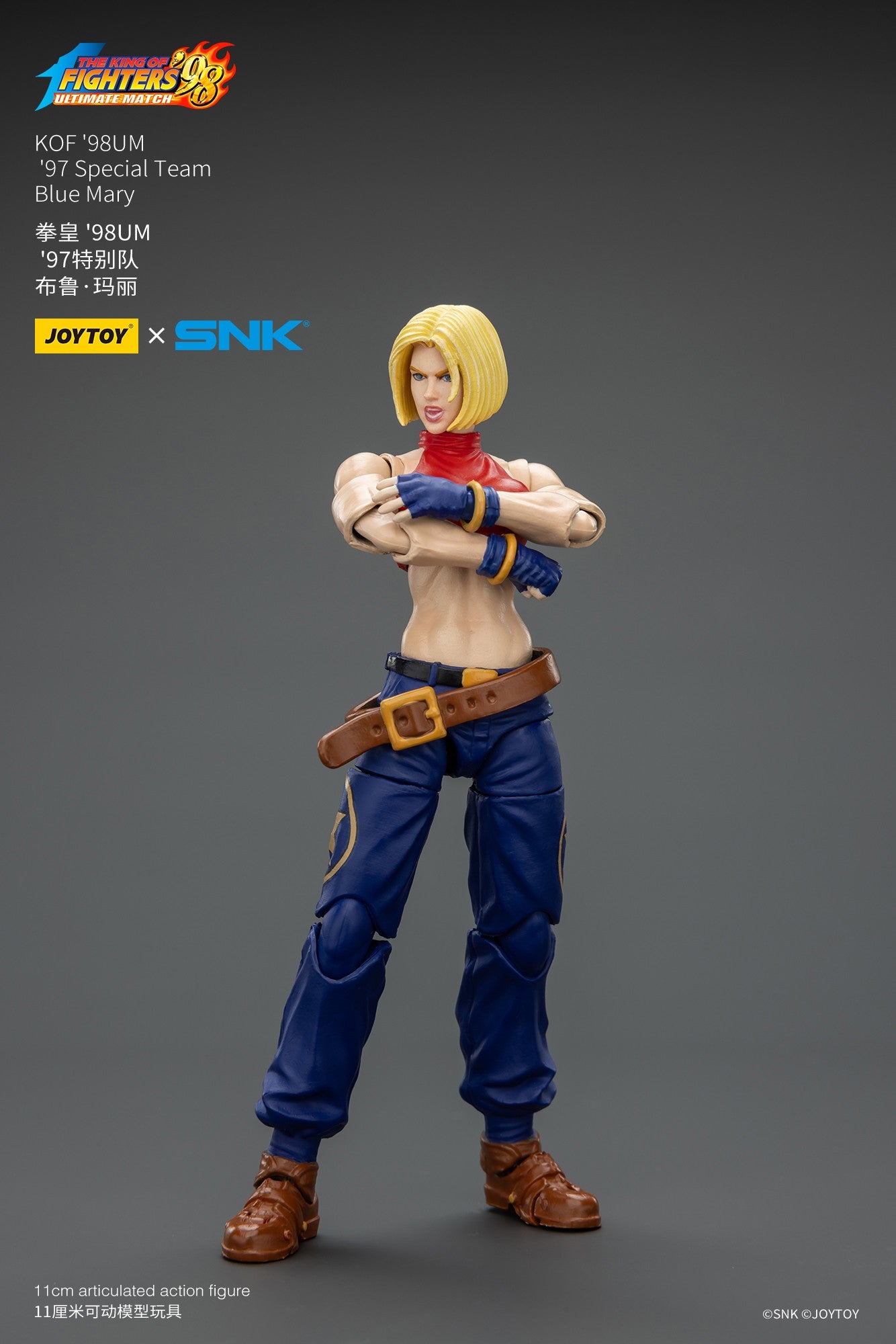 [Pré-venda] JOYTOY 1/18 Action Figure SNK KOF '98UM '97 Modelo de Anime da Equipe Especial