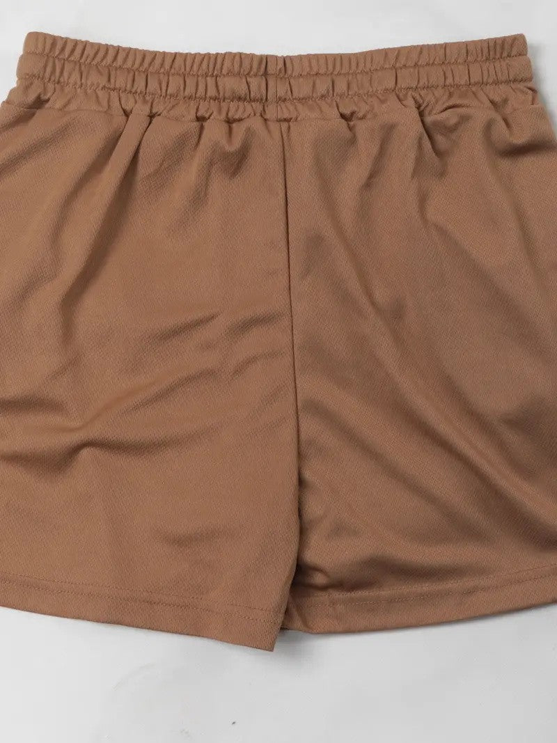 2024 Latest, Fast Drying Breathable Muscle Running Shorts, Marathon Seven Legs, Fitness Beach Pants, Tight Mesh Fabric, Hip Hop