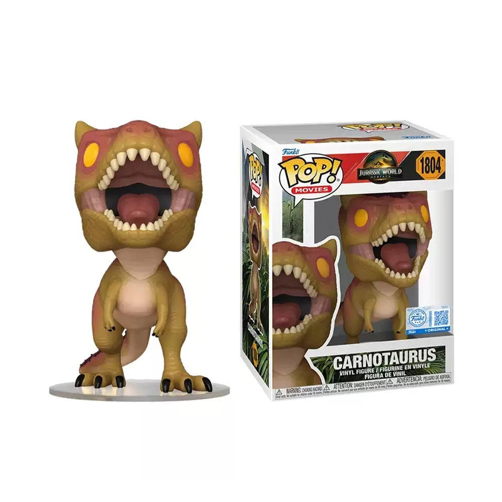 Funko Pop Jurassic World Rebirth Model Titanosaurus#1799 Boneco de Ação Carnotaurus#1804 Boneco Diabloceratops#1803 Ornamento de Brinquedo