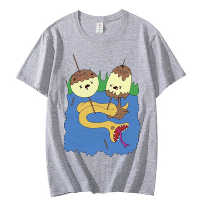 NEW Princess Bubblegum Rock T-shirt Adventure Time Cartoon Short Sleeved and Women Harajuku Y2k Fashion Autumn and Winter