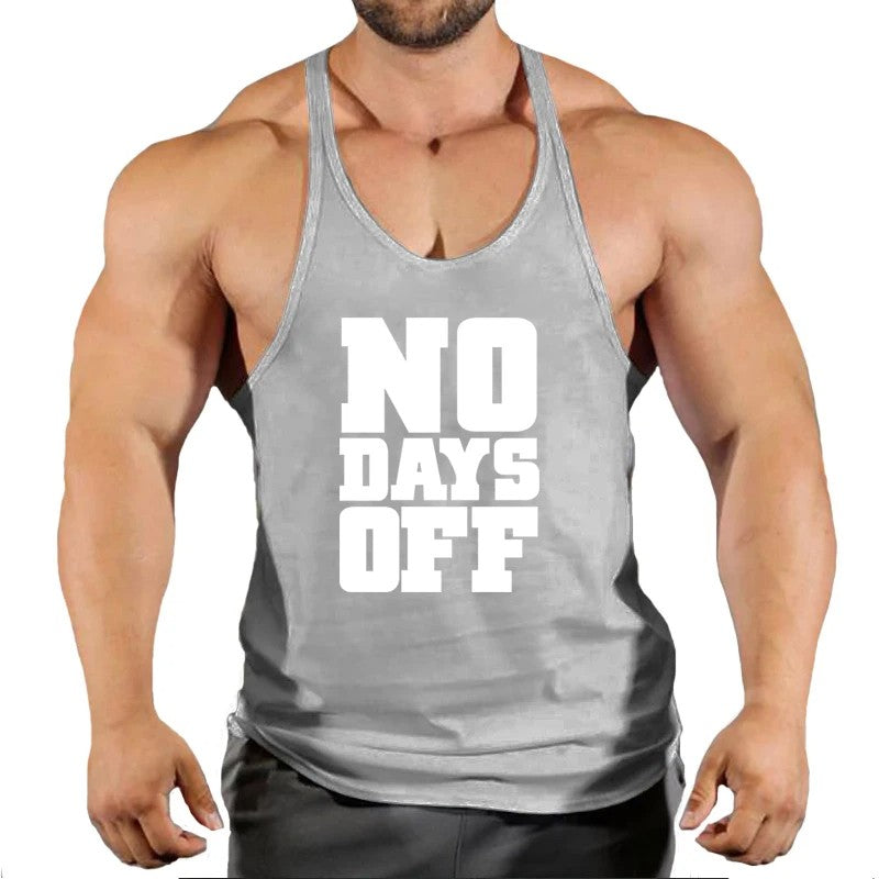 Summer Y Back Gym Stringer Tank Top Men Cotton Clothing Bodybuilding Sleeveless Shirt Fitness Vest Muscle Singlets Workout Tank