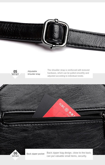 Women's Bags Retro Design Crossbody Bag Trend Quality PU Leather Bucket Shoulder Bags Small Handbags for Women