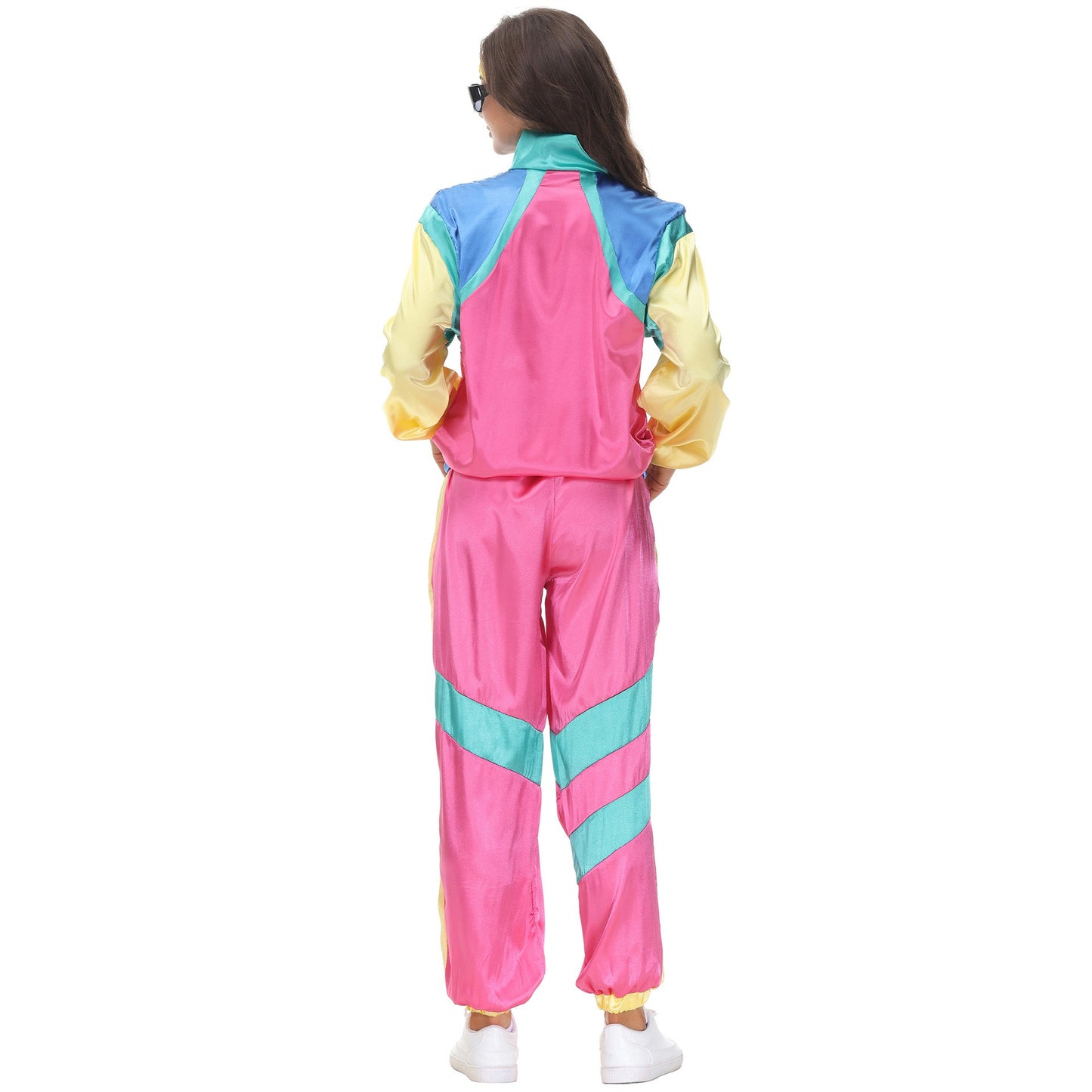 Vintage Disco Hip-hop Varsity Stage Outfit New Carnival Group Dance Wear for Carnival Cocktail Halloween Party Performance