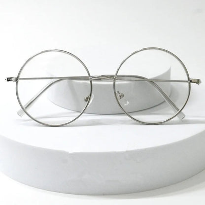 Anime DAN DA DAN Ken Takakura Okarun Cosplay Glasses Unisex Alloy Eyewear Round Eyeglasses Jewelry Accessories Prop