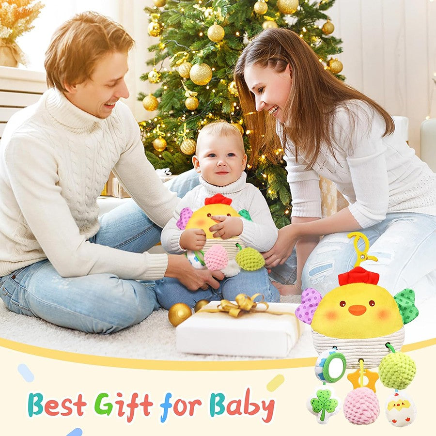 Car Seat Toys Newborn Toys Stroller Toy Baby Toys Carseat Toy for Infants for Carseat Stroller Crib with Music Rattles Teether
