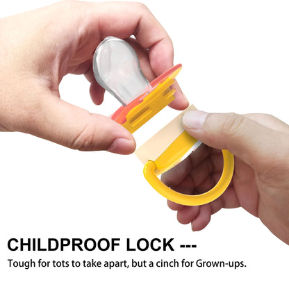 Miyocar Bling Custom Pink Brave Lion Pacifiers Bring 3 Replacement Silicone Teat Include All Size for Boy Girl Baby Shower Gift