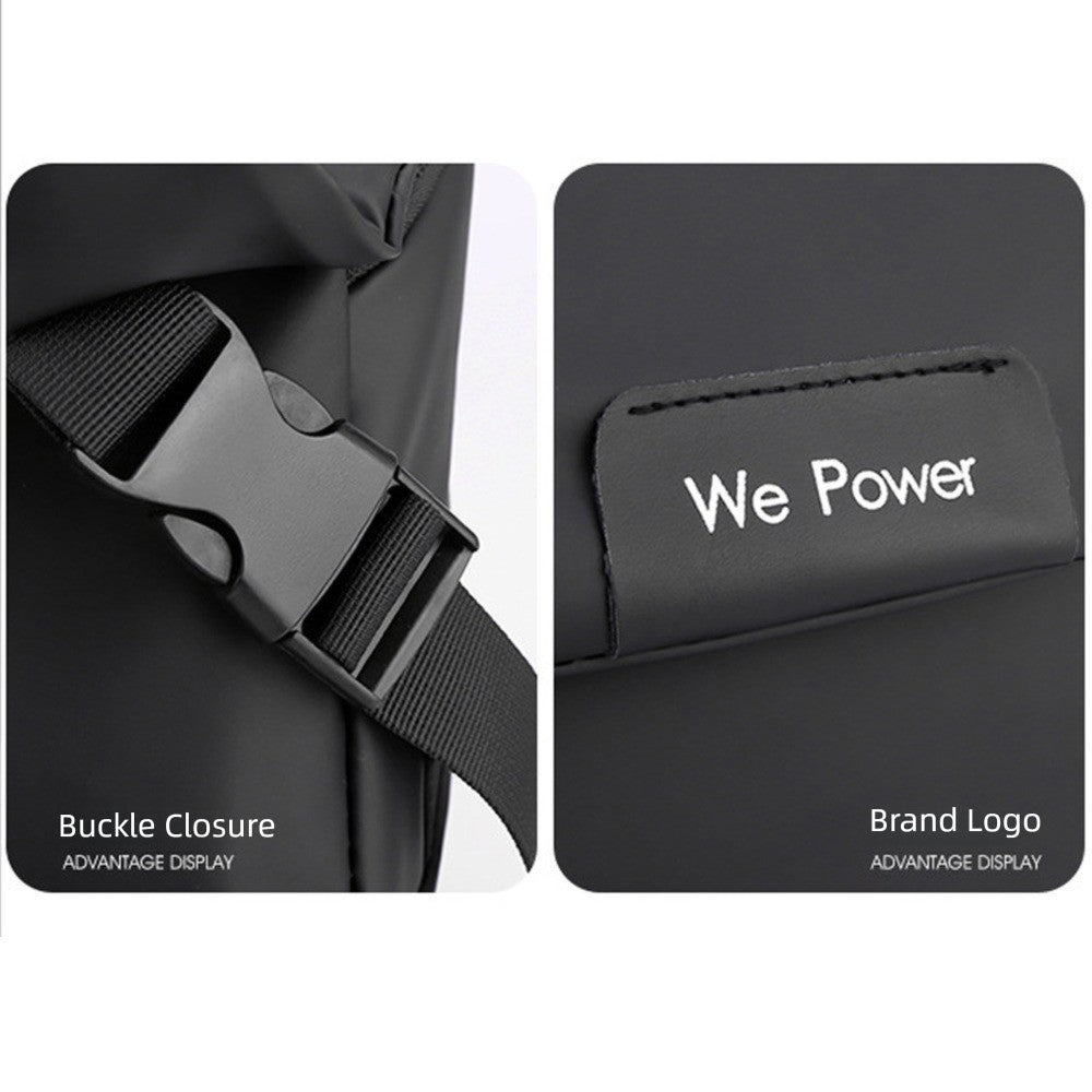 New Casual Crossbody Bag Multifunctional Large Capacity Messenger Bag Portable Shoulder Bag Men