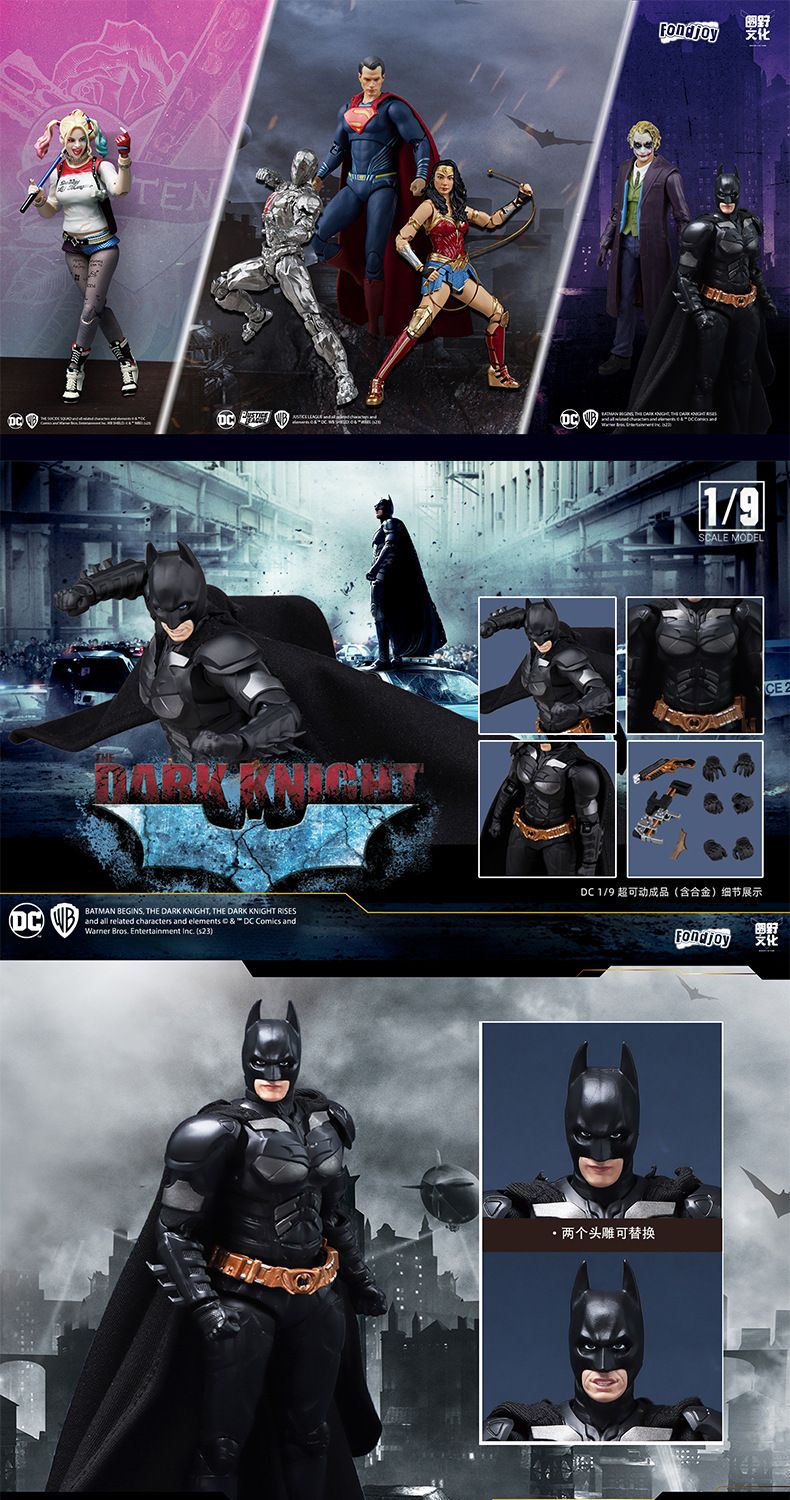 Liga da Justiça Boneco Batman Bonecos de Ação Superman Aquaman Mera Arlequina Modelos de Coleção em PVC Brinquedos de Presente