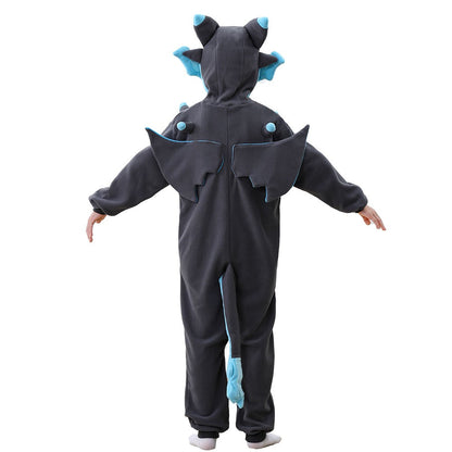 Dragon Cosplay Boys Girls Halloween Costume Anime Onesies Party Jumpsuit Festival Gift Funny Cute Clothes Button Closure