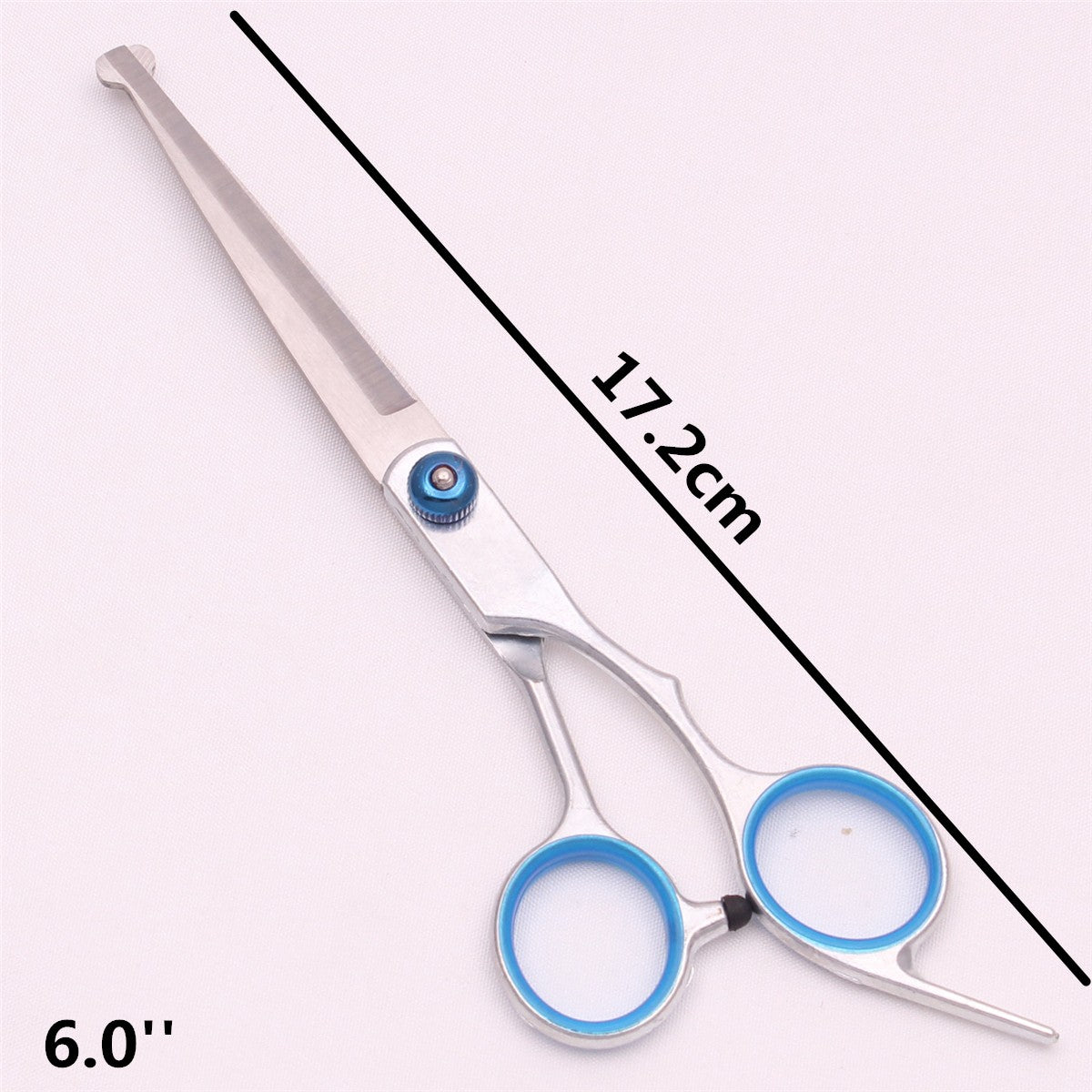 6.0'' Pet Grooming Safety Scissors Hair Cutting Curved Thinning Comb Shears Sets For Home Dogs Cats Salon C3066