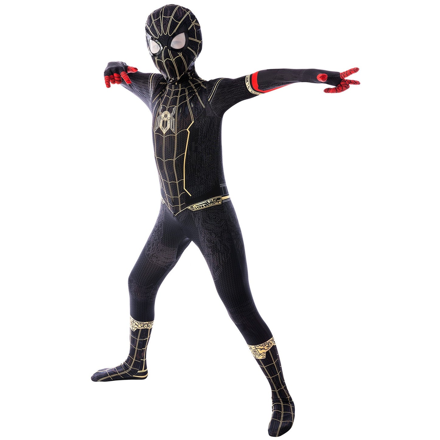 Anime Superhero Costume Miles Morales Cosplay Zentai Bodysuit Halloween Costumes Kids Superhero Costumes Movie Characters