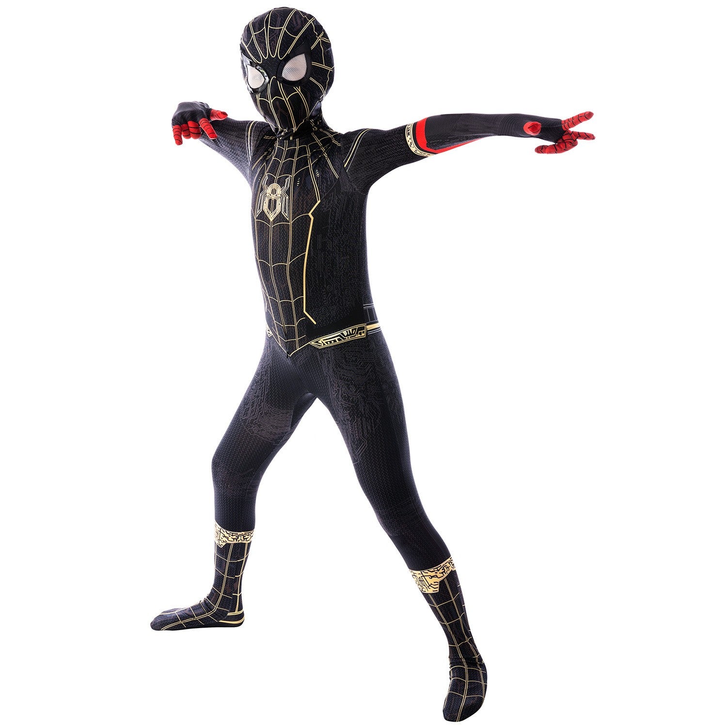 Anime Superhero Costume Miles Morales Cosplay Zentai Bodysuit Halloween Costumes Kids Superhero Costumes Movie Characters