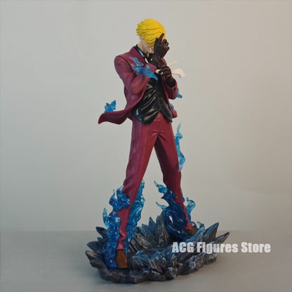25cm/9.84in Anime ONE PIECE Figure Sanji Action Figures Pvc Statue Desktop Ornamen Collection Model Toys Gifts