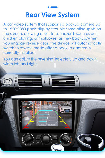 Carplay 4G Android 13 Car Radio for BMW 1 Series E81 E82 E87 E88 AT MT Auto Manual Multimedia Player Nav GPS 2Din Stereo DSP RDS