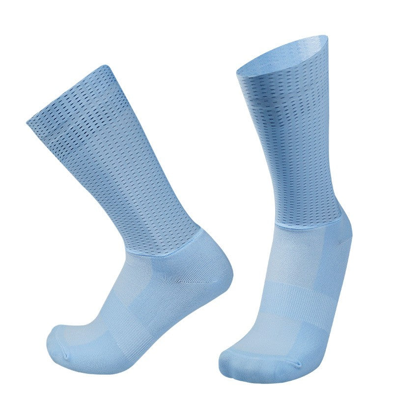 Aero New Team Pro Anti Socks Slip Silicone Cycling Socks Men Bicycle Sport Running Bike Socks Calcetines Ciclismo