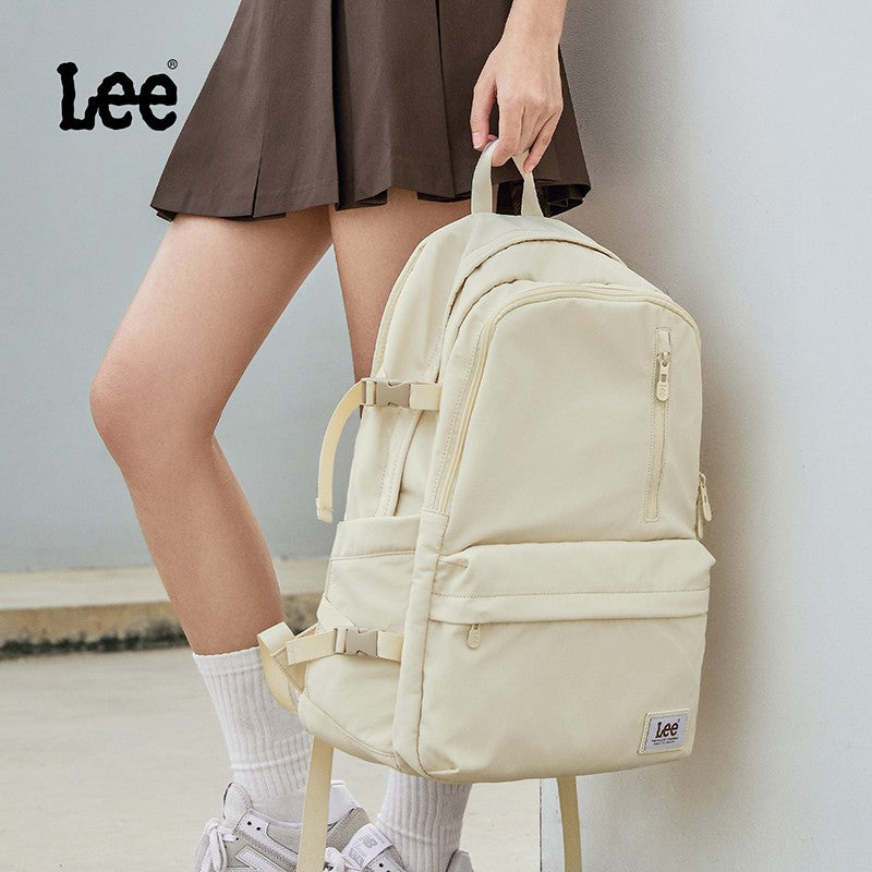 Mochila LEE de grande capacidade para viagem, para notebook de 15,6 polegadas, à prova d'água, de nylon casual, para adolescentes, faculdade, escola, masculino e feminino