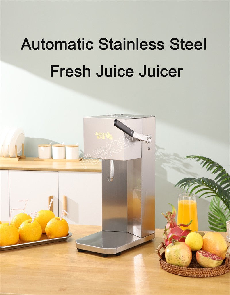 Espremedor de Laranja Elétrico de Aço Inoxidável 110V 220V, Liquidificador de Frutas, Extrator de Suco de Laranja, Máquina de Suco Multifuncional, Eletrodoméstico de Cozinha