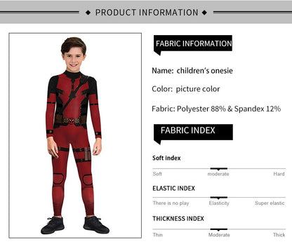 super-héros hommes film Deadpool Wolverine Cosplay Costumes Hallloween combinaison Performance fête Zentai body