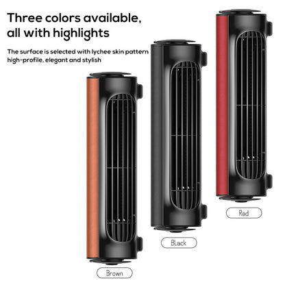 Vissko Portable Car Seat Fan for Front Rear Seat Passenge USB Powered Headrest Cooling Air Fan Adjustable Strap Car Interior Fan