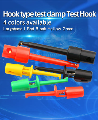 5PCS Mini Single Test Hook Clips Test Probes For Electronic Testing Clips Hook Test Clips Large / Small