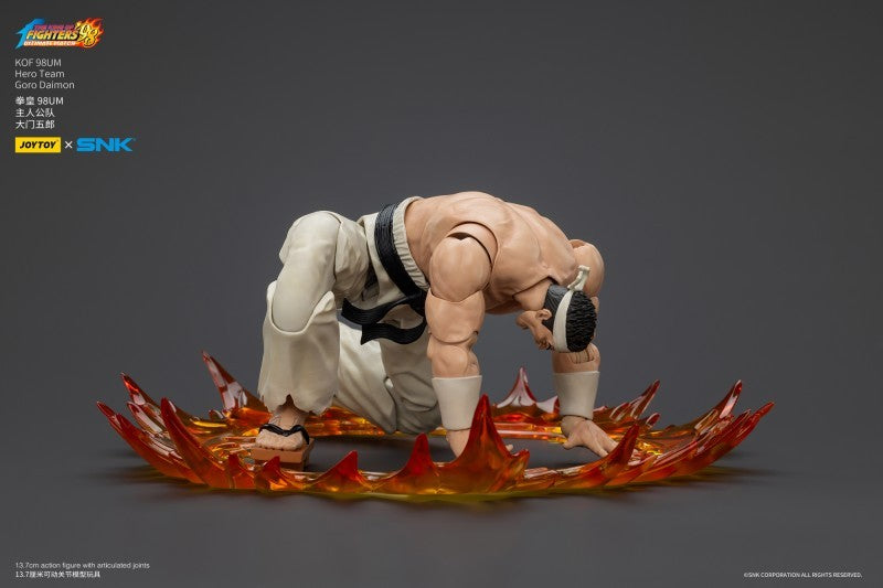 JOYTOY SNK KOF 98UM Hero Team 1/18 Bonecos de Ação Kyo Kusanagi Goro Daimon Modelo Benimaru Nikaido Jogo Anime Presentes de Brinquedo Masculino
