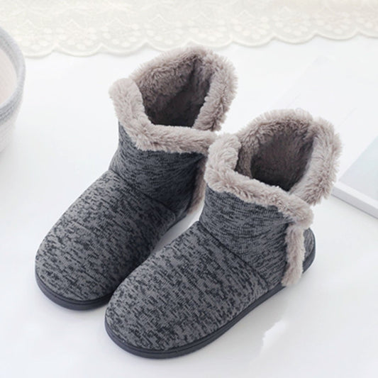 Insulated Hunting Boot Winter Men Models Soft Warm Home Boots Thick Fur Furry Men Short Plush Cotton Shoes Men Chukka Boots