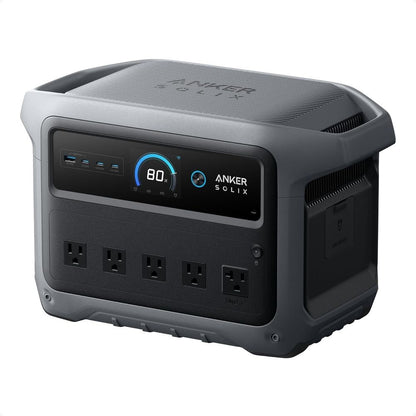 Gerador Solar Portátil 2000W com Bateria 1024Wh, Carregamento Rápido, Ideal para Casa, Atividades ao Ar Livre e Acampamento