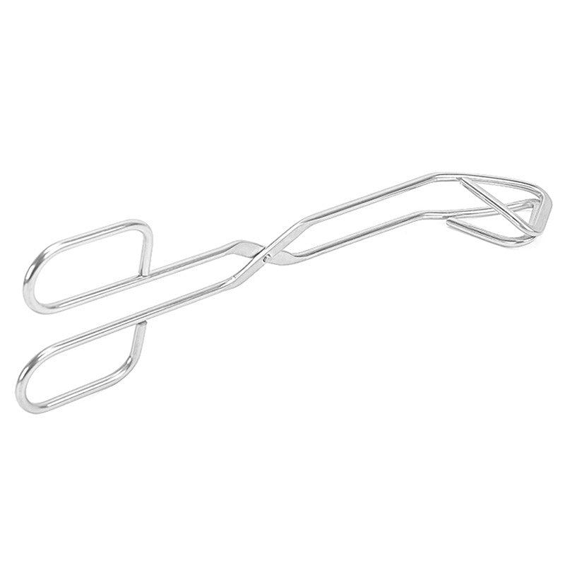 1Pc 304 Stainless Steel Scissor-Shaped Barbecue Clip Food Clip Hotel Steak Clip Barbecue Food Clip Kitchen Bread Clip