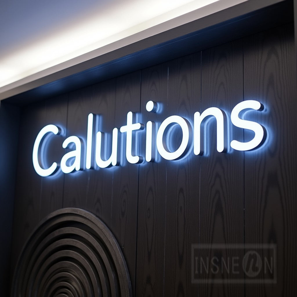 Luminous Letters Custom Logo Led Acrylic Signs Business Light Letter Advertising Luxury Brand Metal Sign Neon Wall Signboard 3d