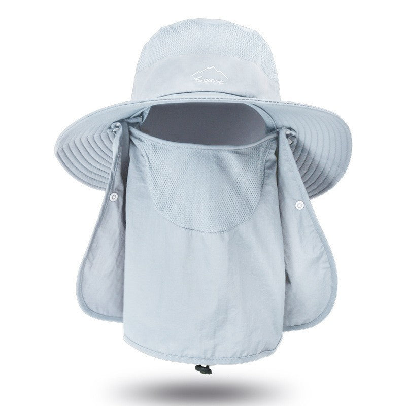 Chapéu Bucket Chapéu de Sol Proteção Solar Primavera Verão Boné Boonie Impermeável para Pesca Caminhada Jardim Safári Praia