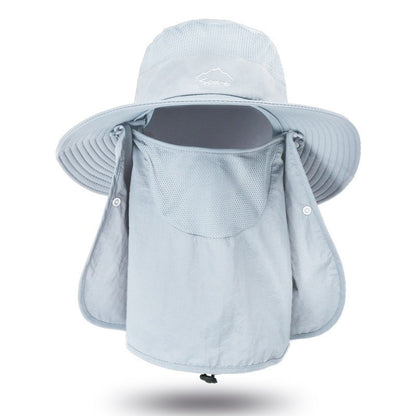 Chapéu Bucket Chapéu de Sol Proteção Solar Primavera Verão Boné Boonie Impermeável para Pesca Caminhada Jardim Safári Praia