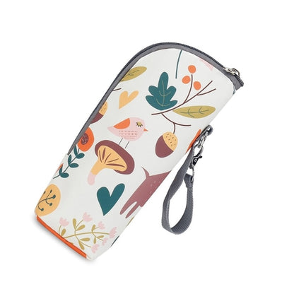 Portable Baby Bottle Bag Travel Case with Insulated Designing Milk Bottle Organiser for Travel and Outdoor Feeding
