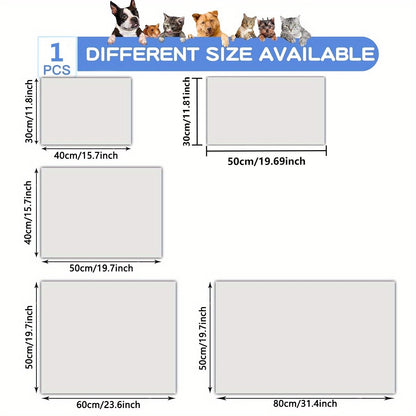 Tapete de Alimentação para Pets em Formato de Osso VIKAMA Tapete de Diatomáceas Desenho Animado Fofo Tapete de Chão Impermeável e Resistente à Sujeira Decoração para Casa