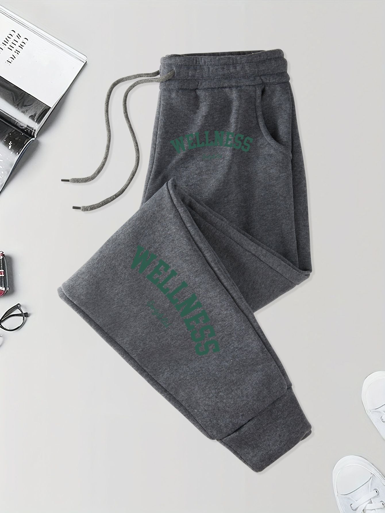 Wellness Sporty Or Rich Printed Mens Trousers Versatile Basic Britches Hip Hop Autumn Sportpants Warm High Street Sweatpants