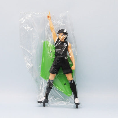 18cm Capitão Tsubasa Anime Boneco Ozora Tsubasa Figuras de Ação Hyuuga Kojirou/Wakabayashi Genzou Coleção de Estatuetas Brinquedos de Modelo
