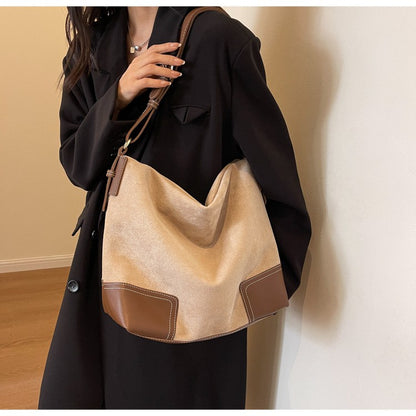 Shoulder Bags Trendy Women's Soft PU Shoulder Bags Solid Color Ladies Casual Style Spring Handbag Big Handbags Crossbody Bags