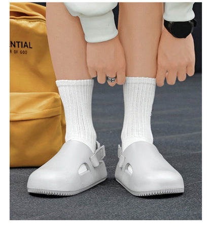 2025 New Casual EVA Sandal Men'S Non-Slip Flip-Flop Mule Design Comfortable Breathable Slip-On Lazy Shoes Adults Home Slippers