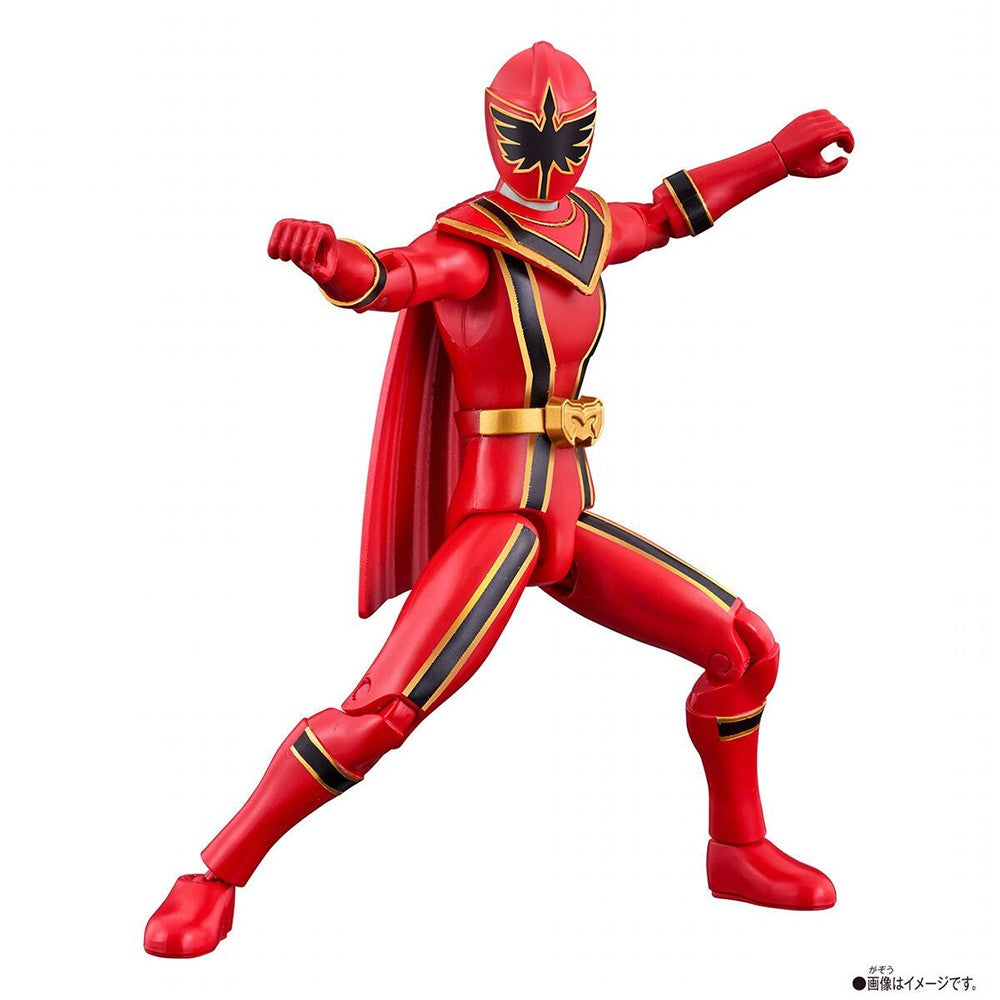 Em estoque, original Bandai Action Hero Super Sentai Power Rangers Coleção Red Rangers Bonecos de Ação Modelo Brinquedo Presente