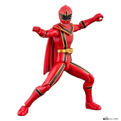 Em estoque, original Bandai Action Hero Super Sentai Power Rangers Coleção Red Rangers Bonecos de Ação Modelo Brinquedo Presente