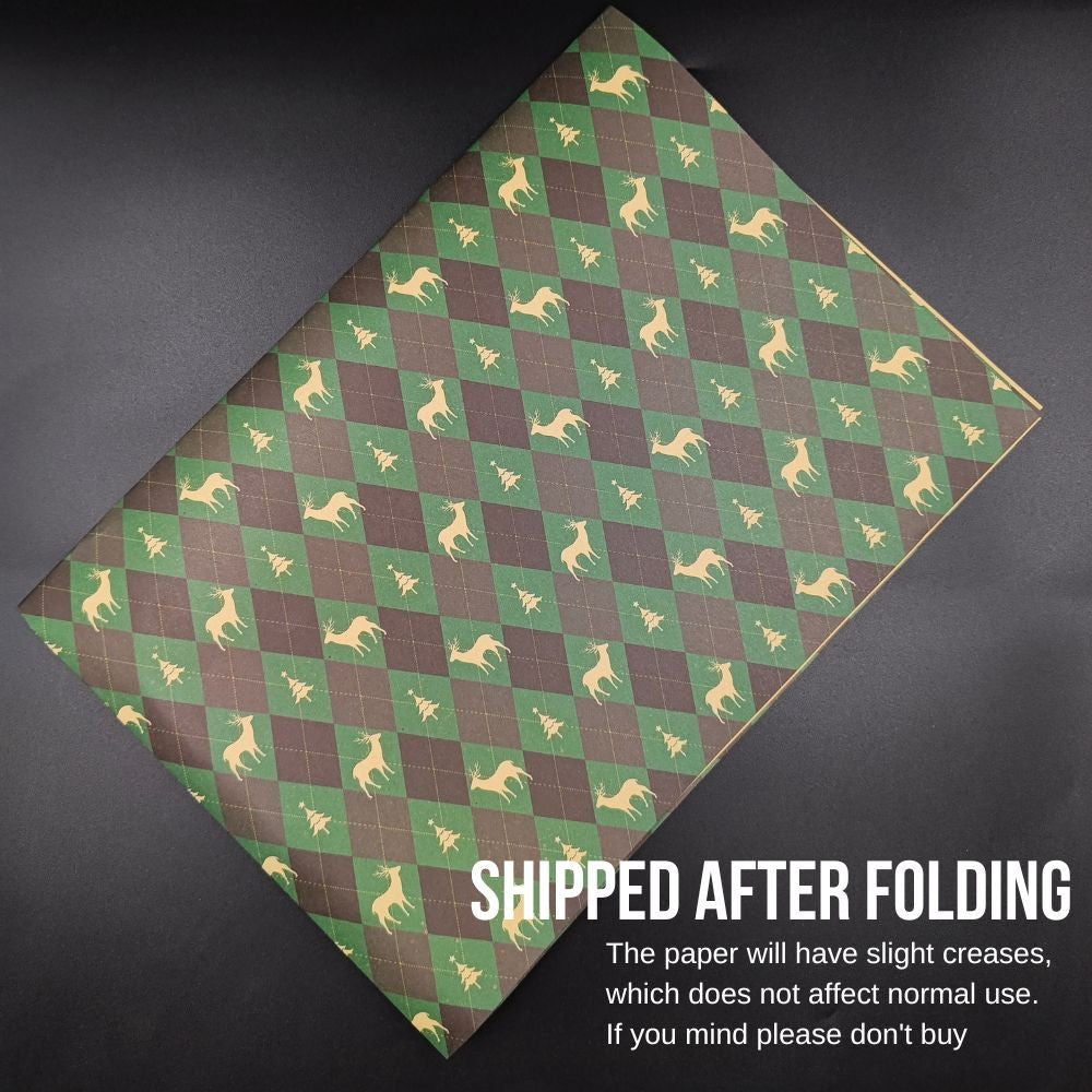 Fold Retro Kraft Gift Wrapping Paper Worldmap Christmas Gift Paper Newspaper Craft Valentine's Day Birthday Gift RegularPaper