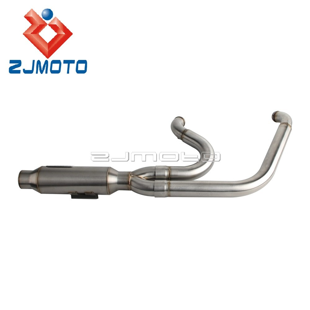 For Harley M8 Touring Electra Glide Road King Street Glide Road Glide 2017-2025 Motorcycle Complete Exhaust Muffler Escape Pipe