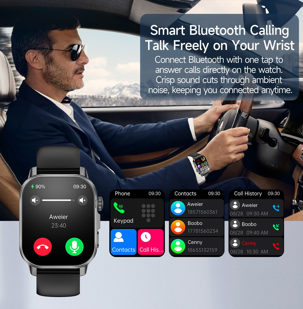 2026 New AI Health Diagnosis Smart Watch Body Analysis Uric Acid Blood lipids ECG+PPG Blood pressure call Smart watch Men Women