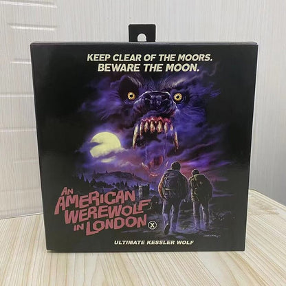 NECA Original Um Lobisomem Americano em Londres David Jack 2-pack Anime Action Figure Modelo de Brinquedo Presentes de Ano Novo e Aniversário