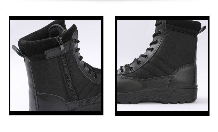 Botas Táticas Masculinas Botas de Força Especial Botas de Combate no Deserto Botas de Caminhada ao Ar Livre Botas de Tornozelo Masculinas Botas de Segurança para o Trabalho