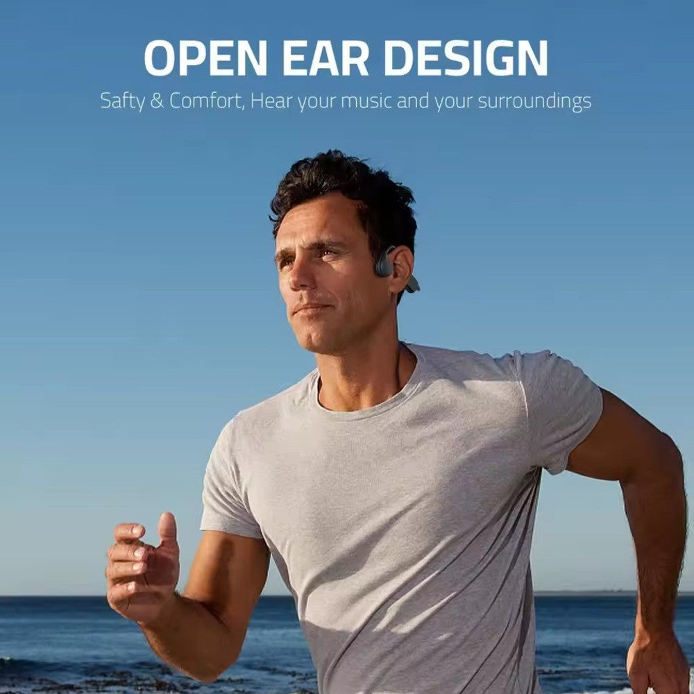 B33 Bone Conduction Earphones Bluetooth 5.4 Wireless Headphones HD Clear Mic Sports Headset for Workout Running Driving