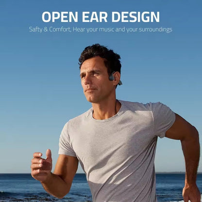 B33 Bone Conduction Earphones Bluetooth 5.4 Wireless Headphones HD Clear Mic Sports Headset for Workout Running Driving