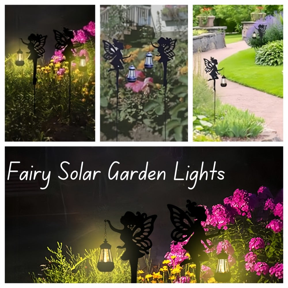 Solar Lights Outdoor Solar Watering Can Light Solar Garden Lights Waterproof Metal Hanging Lantern Fairy Garden Decor Outside