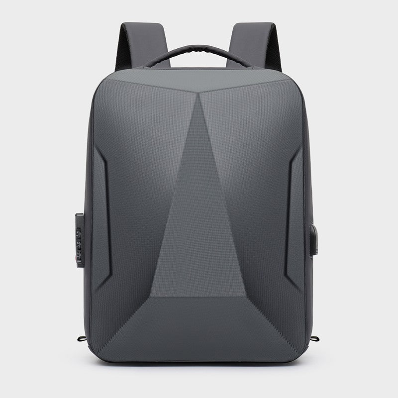 Men's Expandable Computer Backpack Large Capacity Business Travel Trip Luggage Bag E-Sports Game Hard Shell Backpack